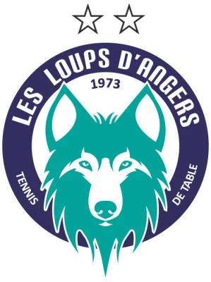 Logo Les Loups d Angers Tennis de Table
