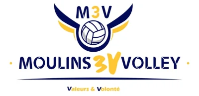 Logo Moulins 3v Volley